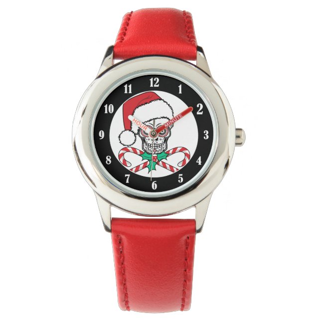 Sugar Skull Santa Watch (Front)