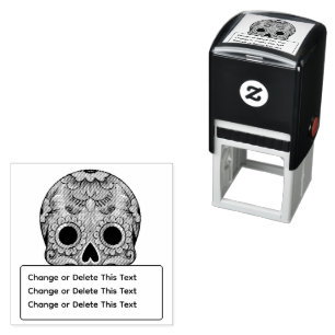 Sugar Skull Self-inking Stamp