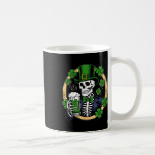 Sugar Skull St Patricks Day Men Women Funny Beer D Coffee Mug