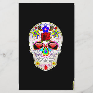 sugar skull stationery