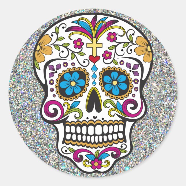 Sugar skull Sticker (Front)