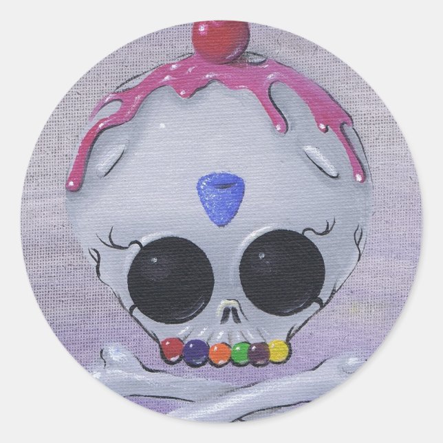 sugar skull stickers (Front)