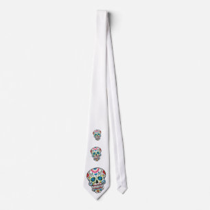 Sugar Skull Tie