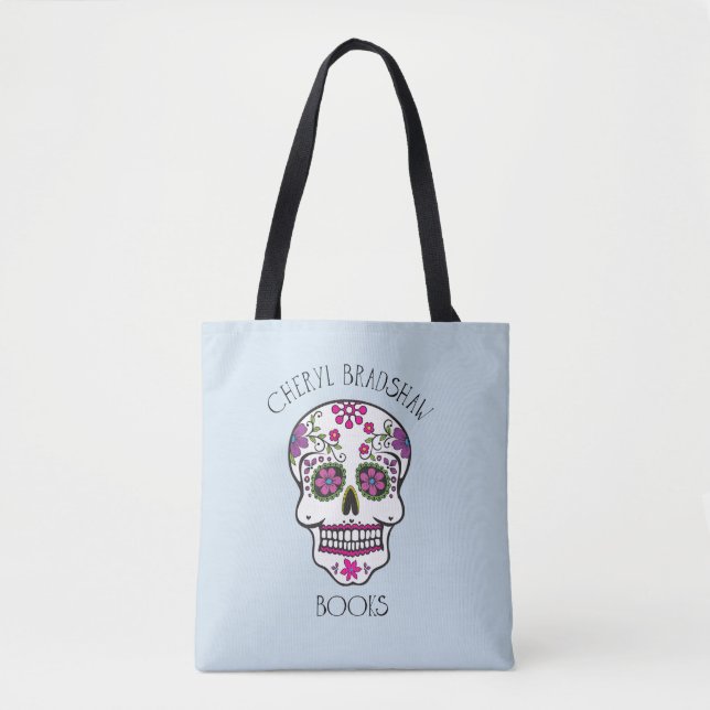 Sugar Skull Tote Bag (Front)
