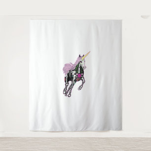Sugar Skull Unicorn Day Of The Death T-Shirt Tapestry