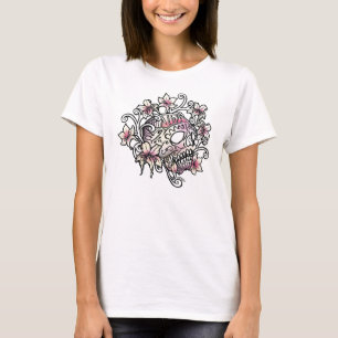 Sugar skull vines flowers T-Shirt