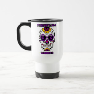 Sugar Skull/Warrior...Fibro Travel Mug