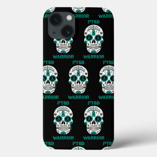 Sugar Skull/Warrior...PTSD iPhone 13 Case