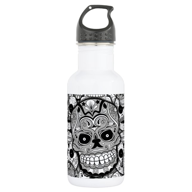 Sugar Skulls 532 Ml Water Bottle (Front)