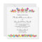 Sugar Skulls and Flowers Wedding Invitation