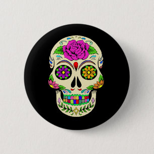 Sugar Skulls Button