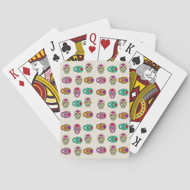 Sugar Skulls Classic Playing Cards (Back)