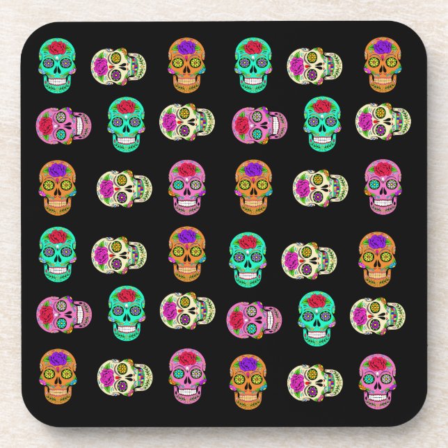 Sugar Skulls Coaster (Front)