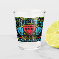 Sugar Skulls Customised Shot Glass