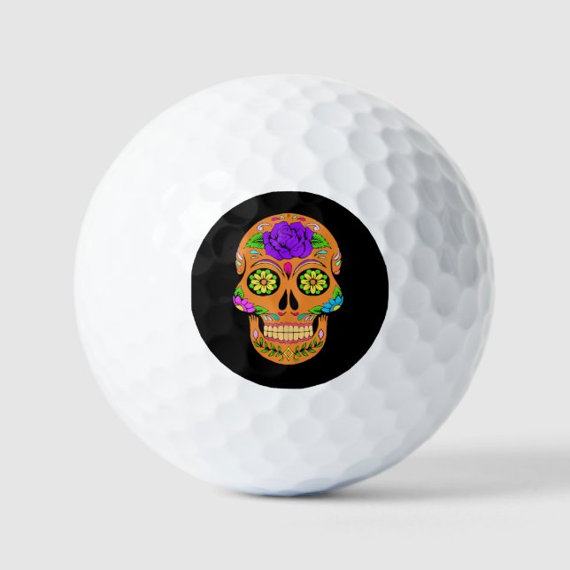 Sugar Skulls Golf Balls (Front)