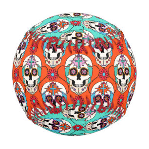 Sugar Skulls Graphic Baseball