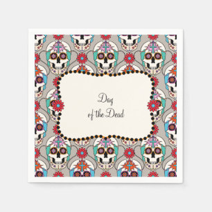 Sugar Skulls Graphic Napkin