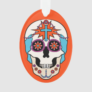Sugar Skulls Graphic Ornament