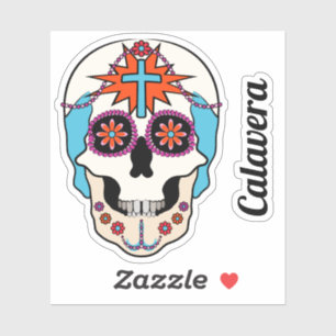 Sugar Skulls Graphic with Custom Text