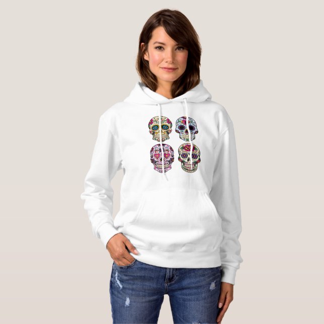 SUgar Skulls Hoodie (Front Full)