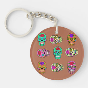 Sugar Skulls  Key Ring