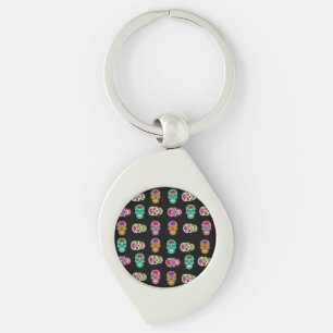 Sugar Skulls Key Ring