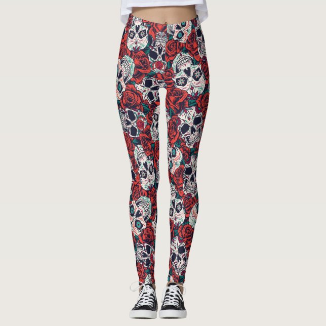 Sugar Skulls Leggings (Front)