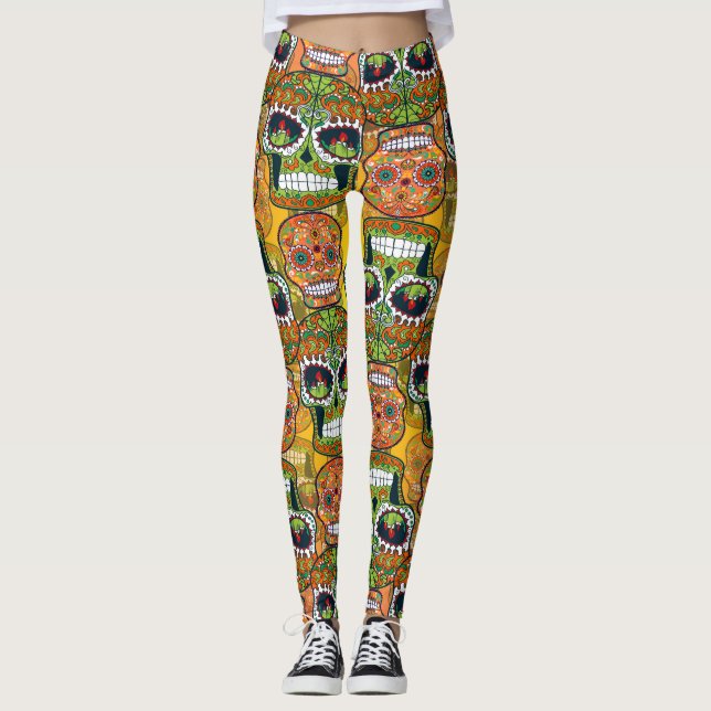 Sugar Skulls Leggings (Front)
