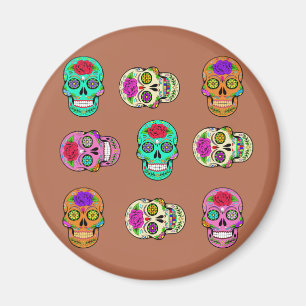 Sugar Skulls Magnet