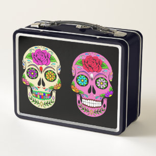 Sugar Skulls Metal Lunchbox