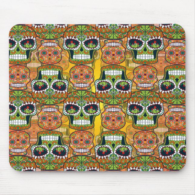 Sugar Skulls Mouse Mat (Front)