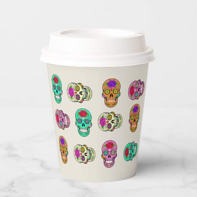 Sugar Skulls Paper cup (Front)
