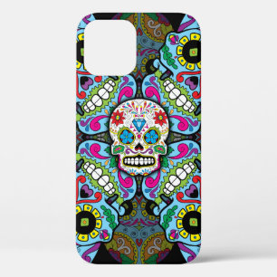 Sugar Skulls Pattern iPhone 12 Pro Case