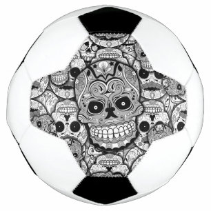 Sugar Skulls Pattern Football