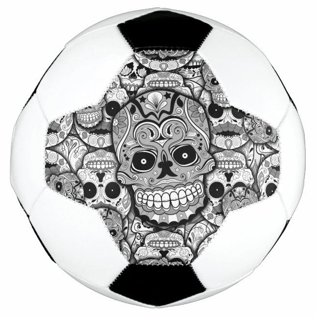 Sugar Skulls Pattern Football (Front)