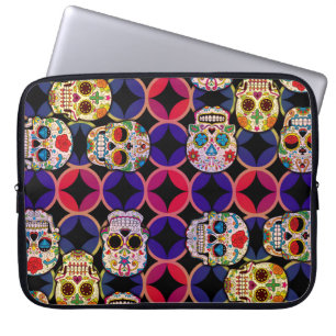 Sugar Skulls Pattern Laptop Sleeve
