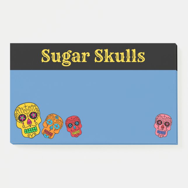 Sugar Skulls Post-it Notes (Front)