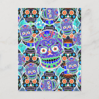 Sugar Skulls Postcard