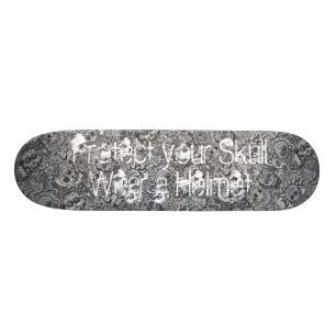 Sugar Skulls Safety Skateboard