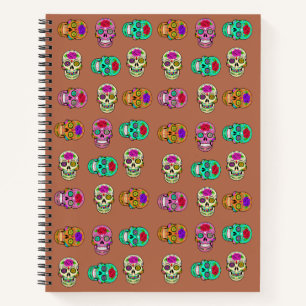 Sugar Skulls Spiral Notebook