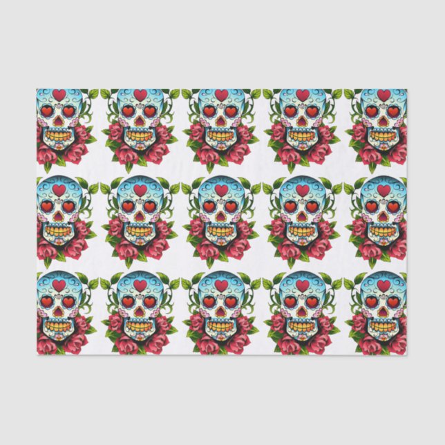 Sugar Skulls Tissue Paper (Front)