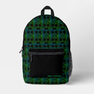 Sugar Skully Printed Backpack