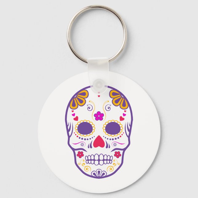 sugar skullz : 1 key ring (Front)