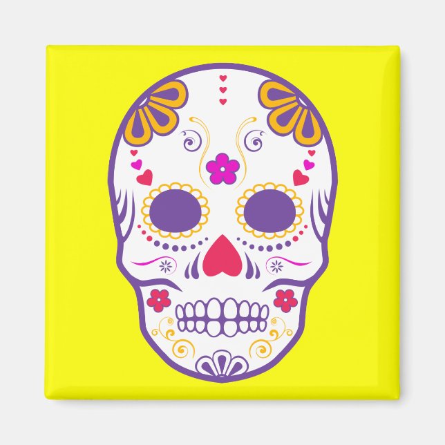 sugar skullz : 1 magnet (Front)