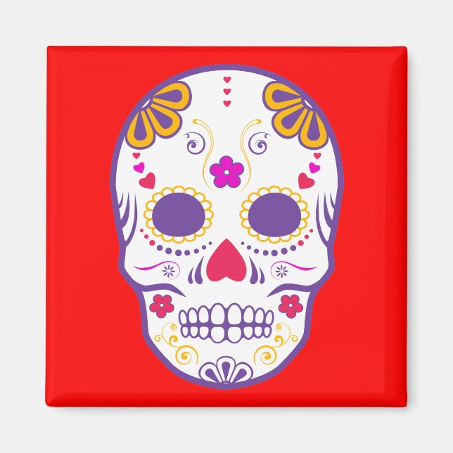 sugar skullz : 1 magnet (Front)