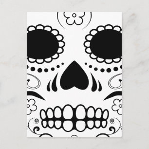 sugar skullz : 1 postcard
