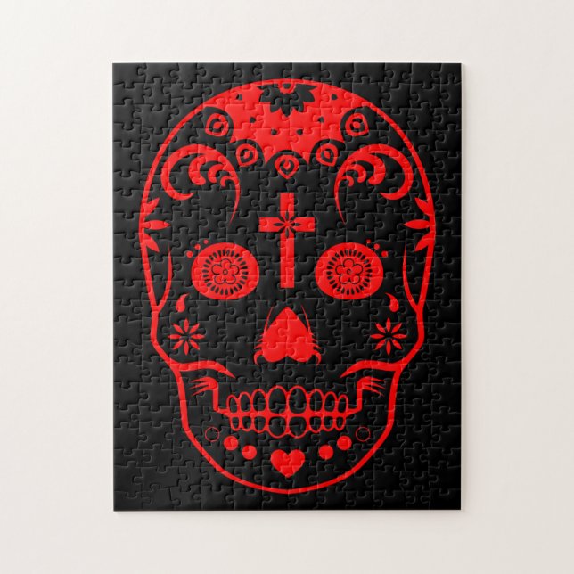 sugar skullz jigsaw puzzle (Vertical)