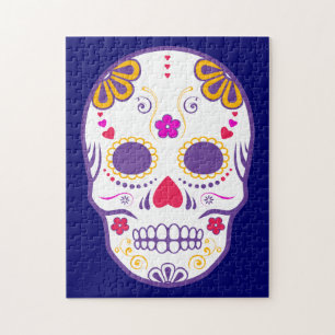sugar skullz jigsaw puzzle