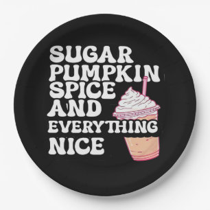 Sugar, Spice, And Everything Nice Tee Classic Paper Plate