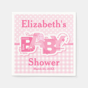 Sugar & Spice Bunny Napkin